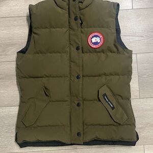 Canada Goose Olive Green Puffer Vest